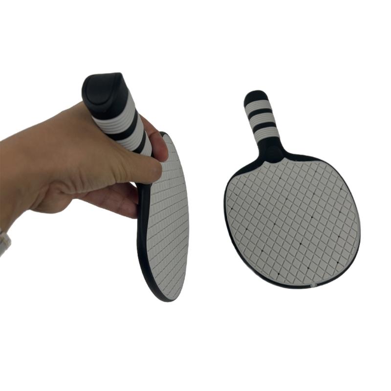 1 Par Equipo de Tenis de Mesa de Goma para Principiantes Set de Paletas de Pingpong Bate de Tenis de Mesa Set de Raquetas de Tenis de Mesa
