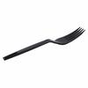 Laojbaba Disposable Plastic Forks, Individually Wrapped, Black, 7-inch, for Commercial Use, Takeout, Extra Hard, Heavy-Duty, Individually Wrapped, 100