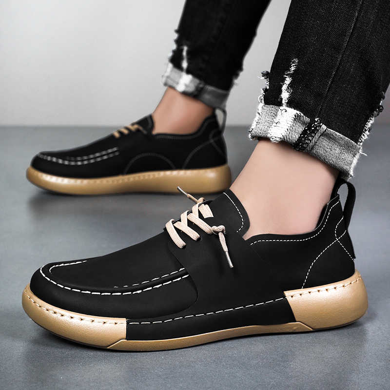 Fashion Cotton Lace-up Men's Moccasins Heels Men Dress Boots Men Dress Shoes Sneakers Sports Workout Workout Best Sneekers Casuals