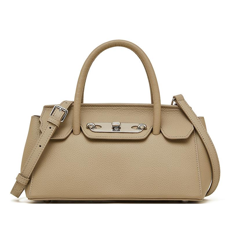 Leather Women'S Bag Platinum Kelly Bag Women'S Handbag Crossbody Bag Mom Bag Versatile Shoulder Bag