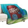 Thermal Flannel Throw Polyester Dr. Pepper Blanket -Soda Can Stuffed - Travel Blanket For Couch, Bed & Car, Perfect Gift For