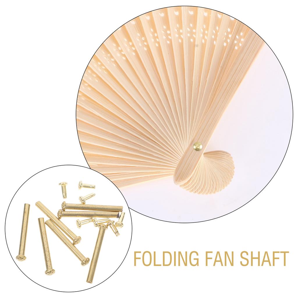 8 Pcs Replacement Rivet Pin Joint Screw Nail Hinge Connector Accessories Folding Fans Decorative Fans Folding Fan Replacement