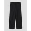 8seconds Wool Blend Long Straight Slacks Black
