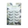 5pair Sectional False Eyelashes Natural Soft Fiber Lashes for Daily and Stage Makeup