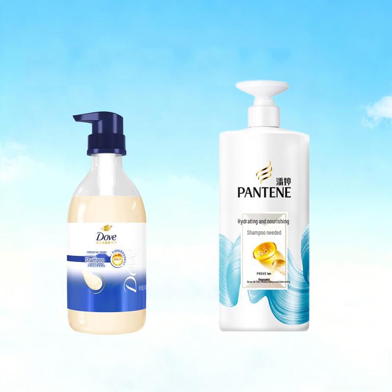 Dove & Pantene Hydrating Shampoo Combo Pack