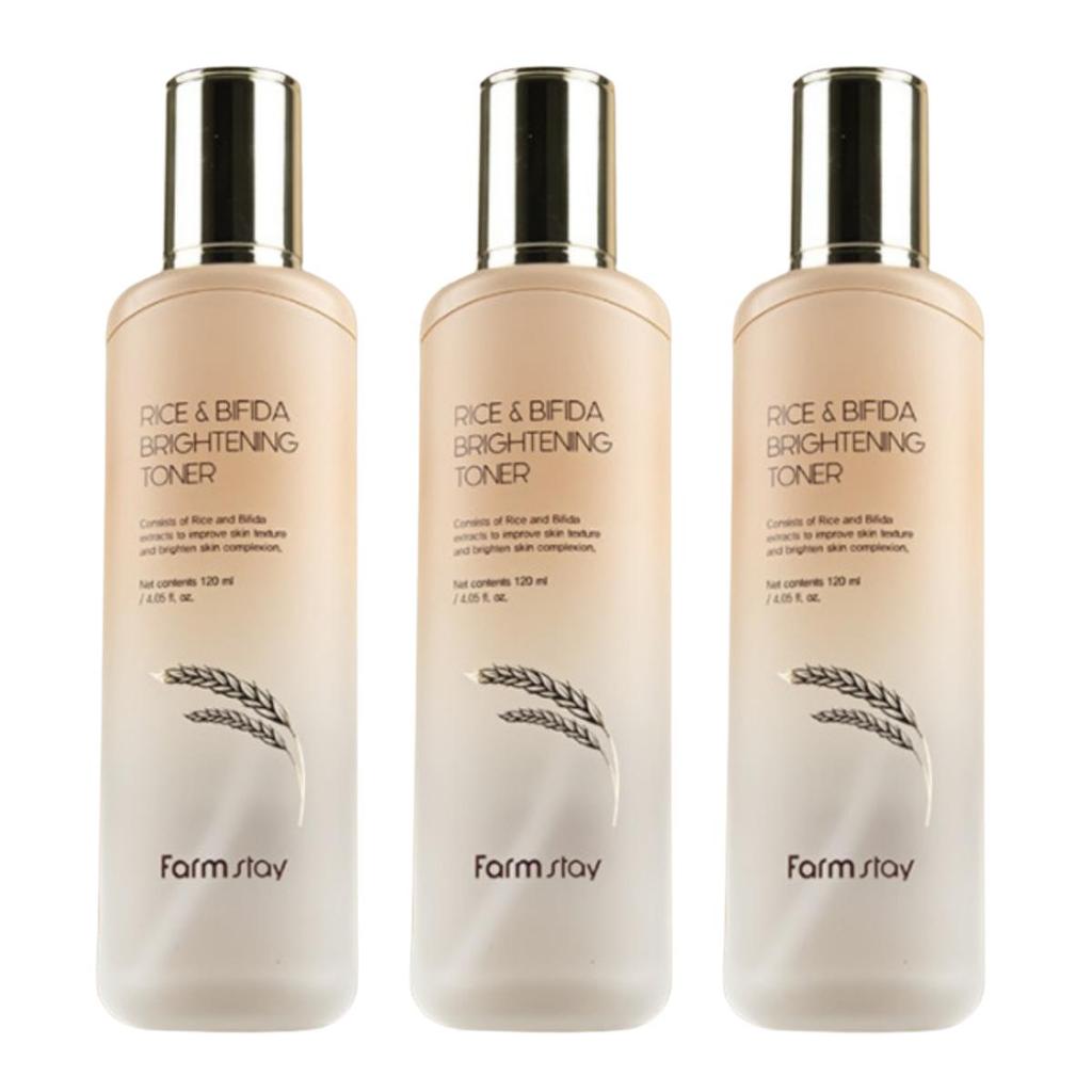 [Farmstay] Rice & Bifida Brightening Toner 120ml