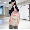 Large Capacity, High Value, Simple Color Contrast, Versatile Schoolbag, Junior High School Student, High School Student, College Student
