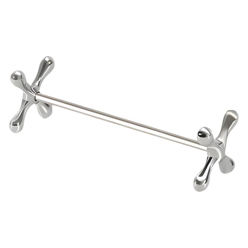 Household Barbell Shape Chopstick Pillow Stainless Steel Electroplate Spoon Holder Japanese-Style Fork Stand Paintbrush 1PC