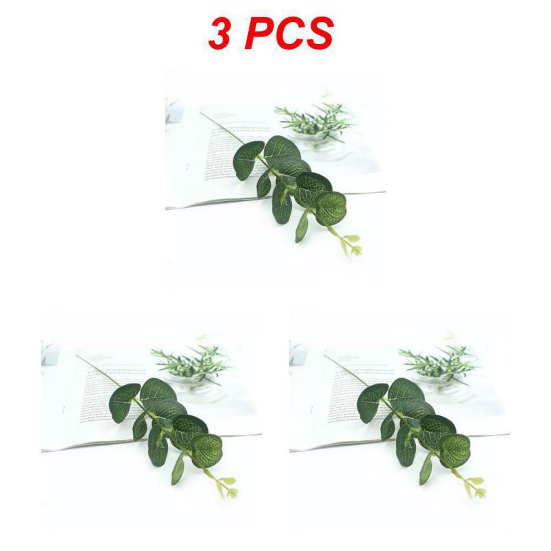

Artificial Green Plant Fake Eucalyptus Leaf Flower Arrangement Accessories Wedding Home Decoration Fake Flowers