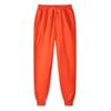 Unisex Warm Fleece Sweatpants - Plus Size, Solid Color, Casual Fitness Running Trousers