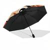 1pc Cartoon Rat Fashionable Automatic Opening/Closing Folding Umbrella with 8 Bones, Windproof Portable, Daily Use095
