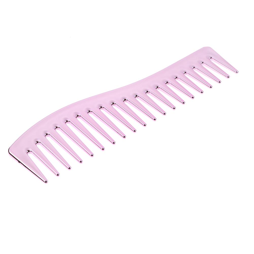 Resin Electroplating Hairdressing Comb Large Wide Tooth Comb Haircut Tool Barber Clipper Combs for Beauty Salons Home Use