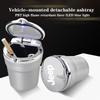 Portable Car LED Ashtray Universal Auto Ashtray Cigarette Ash Sticker For Jeep Renegade Wrangler Cherokee Compass Accessories AJX1