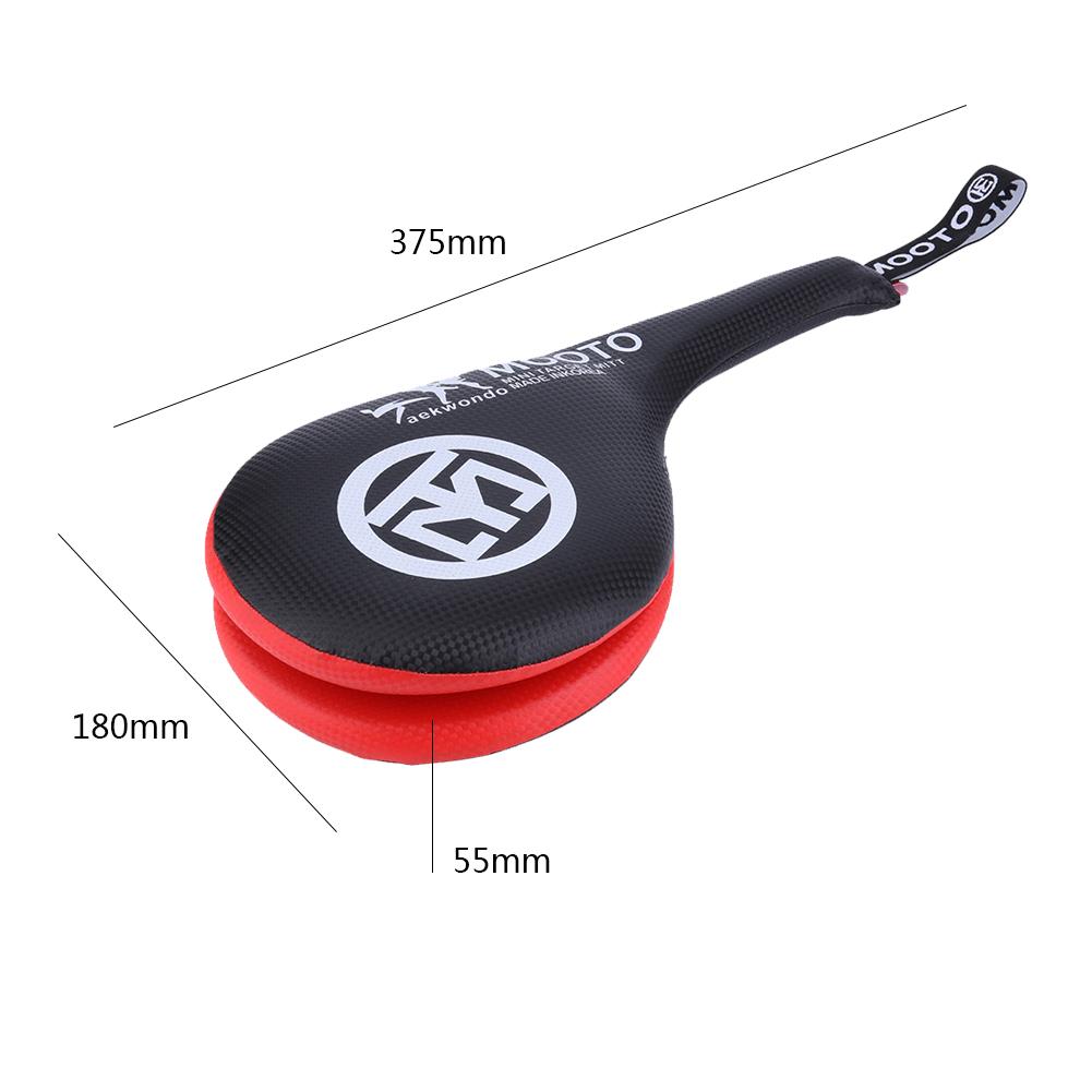 Kids/Adult Taekwondo PU Rebound Sponge Durable Double Kick Pad Target for Tae Kwon Do Karate Kickboxing Sanda Training Target
