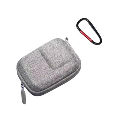 Fácil de transportar, estojo protetor para câmera, pequeno, externo, com gancho, estojo de transporte para câmera esportiva, caixa de armazenamento para Action 3 Pouch