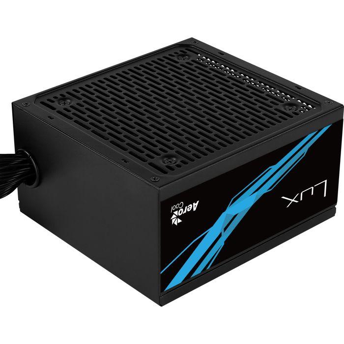 Alimentation pour PC - Aerocool - LUX850 - 850W - 80Plus Bronze - Ventilateur silencieux 12 cm