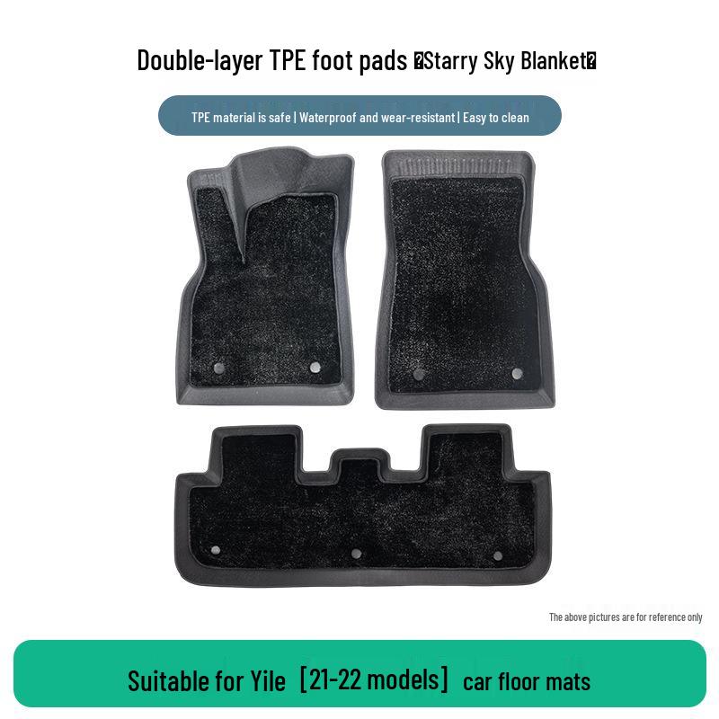 Exquisite TPE Floor Mats for GAC Special Vehicle Car Yile 21-22 Style