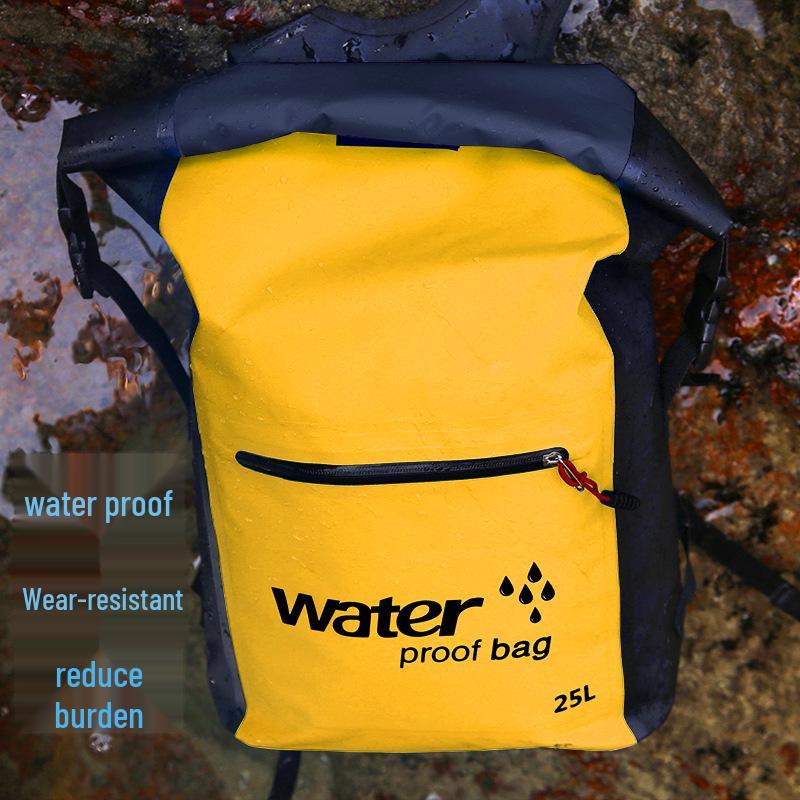 Sac étanche d'extérieur pour plage et natation - Sac à dos seau de rafting en PVC