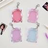 Star Clip Keychain Charm Angel Wings Photocard Organizer Photo Display Keychain  Fan Collection