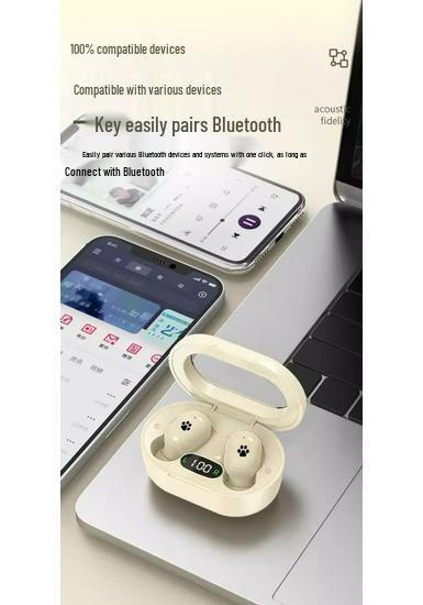 Mini Bluetooth Earphones 2025 with Noise Reduction, High Sound Quality, and Long Battery Life - Compatible with Huawei, Apple, Xiaomi
