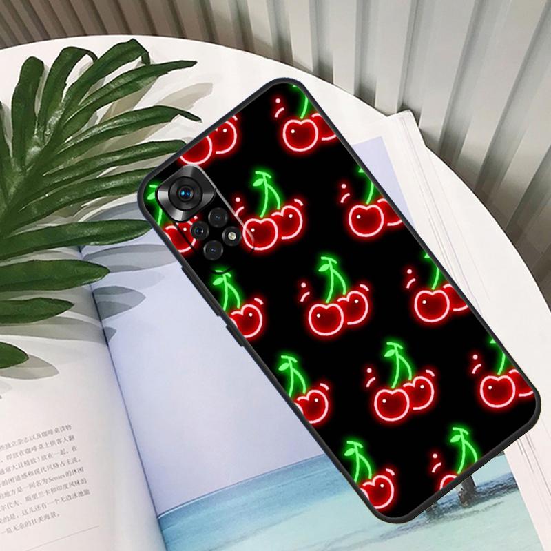Cherry Pattern Funda For Xiaomi Redmi Note 14 13 10 11 12 15 Pro Plus Case For Redmi 15 13C 12C 10C 14C 15C