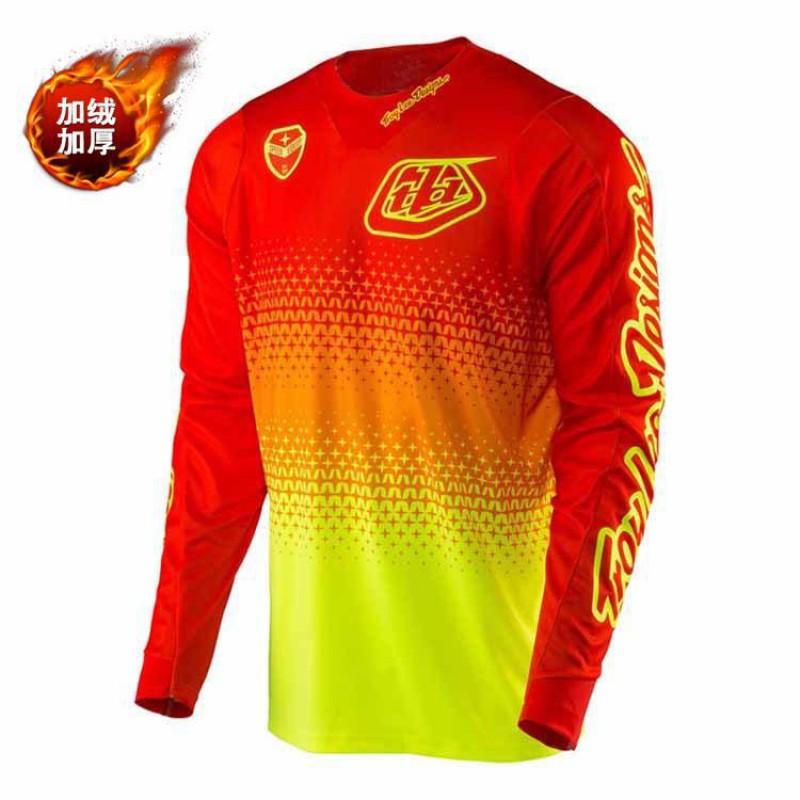 Warm Fleece Cycling Jersey Winter Riding Outdoor Sports Thermal Long Sleeve Top Unisex