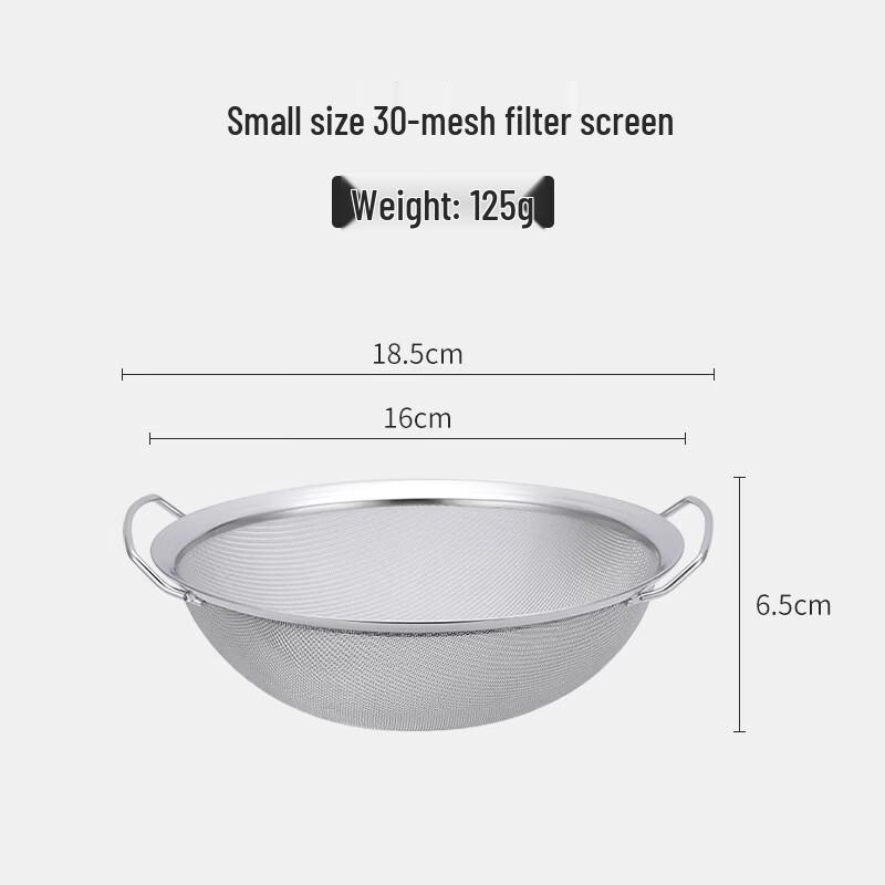 304 Stainless Steel Fine Mesh Kitchen Strainer