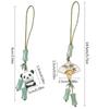 Phone Charm Lucky Panda Pendant Coloured Glaze Phone Straps Mobile Phone Lanyard  Jewelry Gift