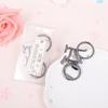 1PCS Cute Bike Bicycle Metal Beer Bottle Opener Keychain Key Rings