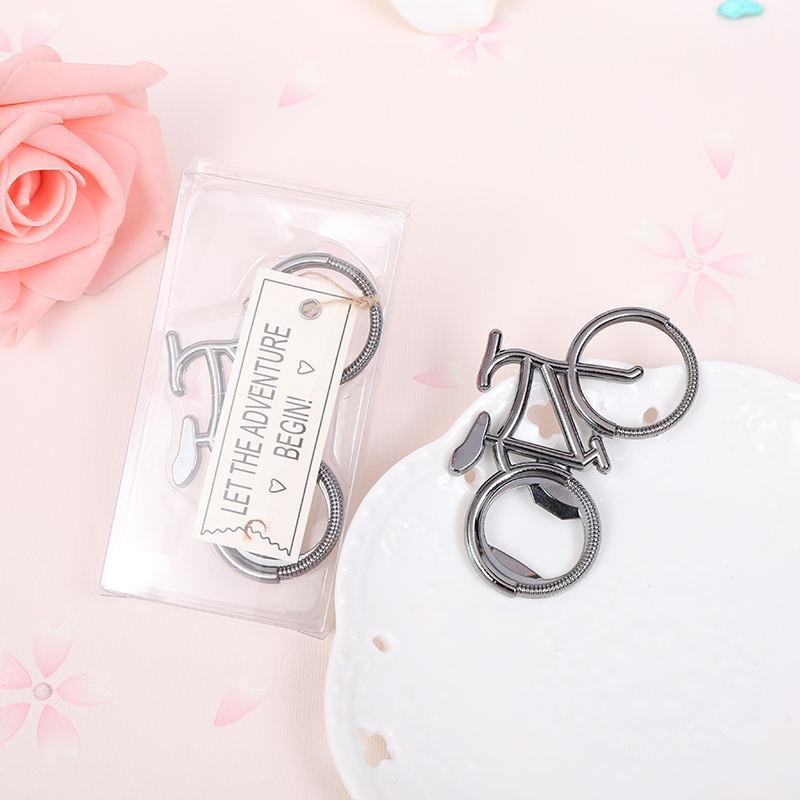 1PCS Cute Bike Bicycle Metal Beer Bottle Opener Keychain Key Rings