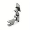 1pc Lower Folded Edge Presser Foot 3 Sizes Stainless Steel Flat Seamer Rolled Hem Machine Zipper Presser Foot General Sewing Machine