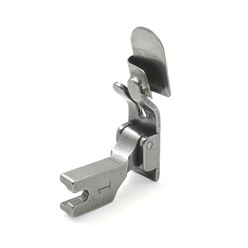 1pc Lower Folded Edge Presser Foot 3 Sizes Stainless Steel Flat Seamer Rolled Hem Machine Zipper Presser Foot General Sewing Machine
