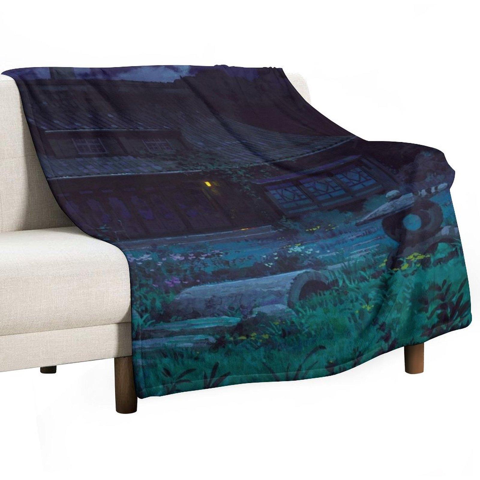 Light In The Dark - Color Revamp Throw Blanket Custom Luxury Brand Polar Bed covers Blankets 30x40in