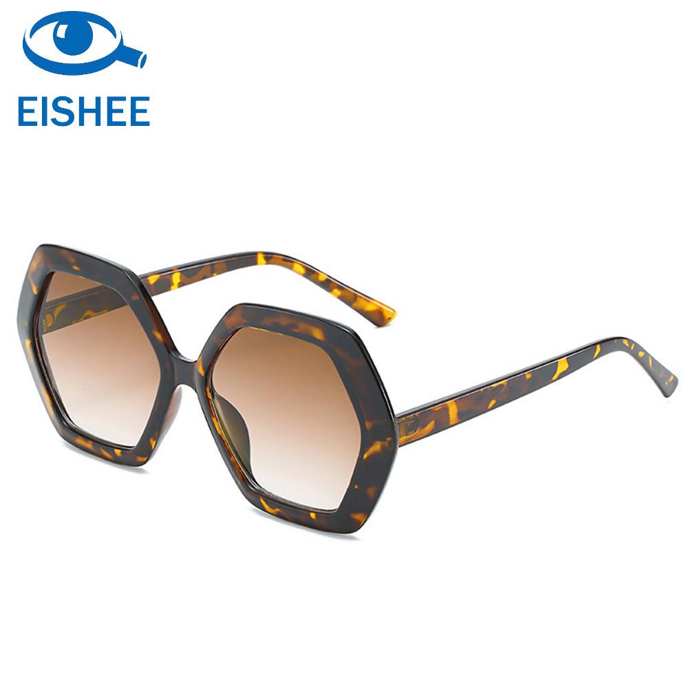 

Women s Retro Polygon Sunglasses - European & American Style, Large Frame