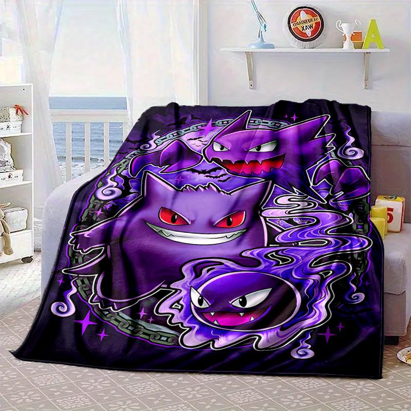 Stained Glass Pika Fantasy Blanket Flannel Blanket for bed, sofa, Camping, Hiking, Picnic Essentials, gift for family Fan gifts