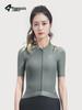 Lampada Women's Short Sleeve Summer Cycling Jersey - Breathable, Sun-Protected, High-Elasticity for Road & Mountain Biking