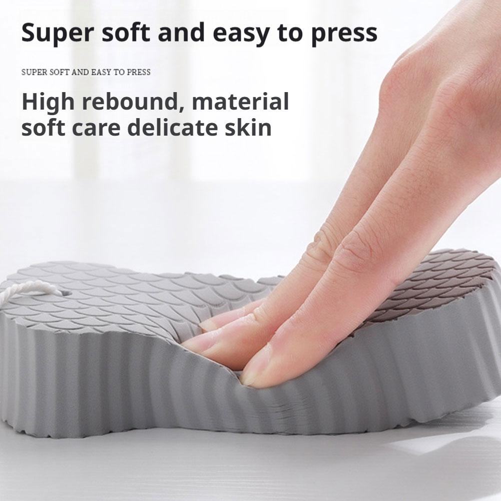 Gentle Care for Skin Suitable For Children 3D Stereoscopic Bath Sponge Painless Ceaning of Skin Dirt Bath Sponge