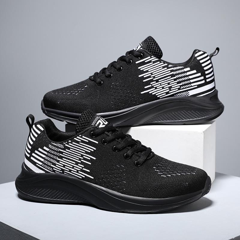 Sneakers Mens All Season Breathable Lightweight Shoes Comfy Anti-Skid Trendy Lace Closure  Walking Hiking Outdoor Sports Shoes