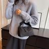 Fashion Versatile Chain Crossbody Mobile Phone Bag Autumn and Winter Nylon Women's Shoulder Pillow Handbag