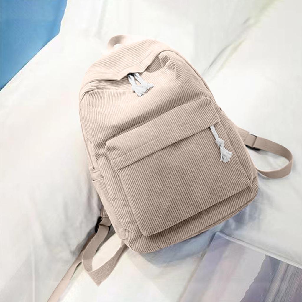 Nastavitelný ramenní popruh Jednobarevný personalizovaný fleecový školní styl Lehký ležérní batoh