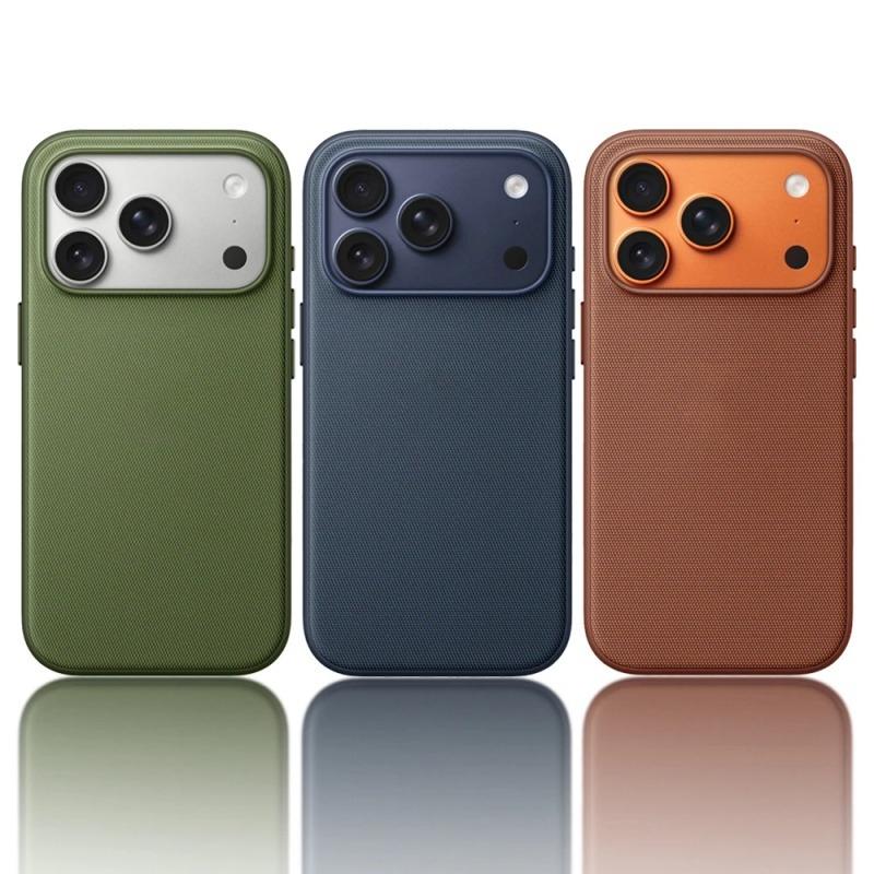Magnetiskt TechWoven Telefonfodral För iPhone 17 16 Pro 15 14 13 12 Pro Max Plus 17Air Tech Woven För Magsafe Trådlös Laddning Cover