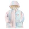 Balabala Girls' Waterproof Hooded Winter Cotton Jacket