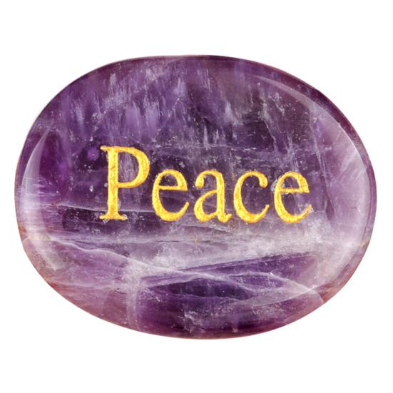 Inspirational Palm Stone Engraved Crystal Agate Worry Stone for Anxiety Relief Friendship Keepsake Natural Pocket Mindfulness Gifts