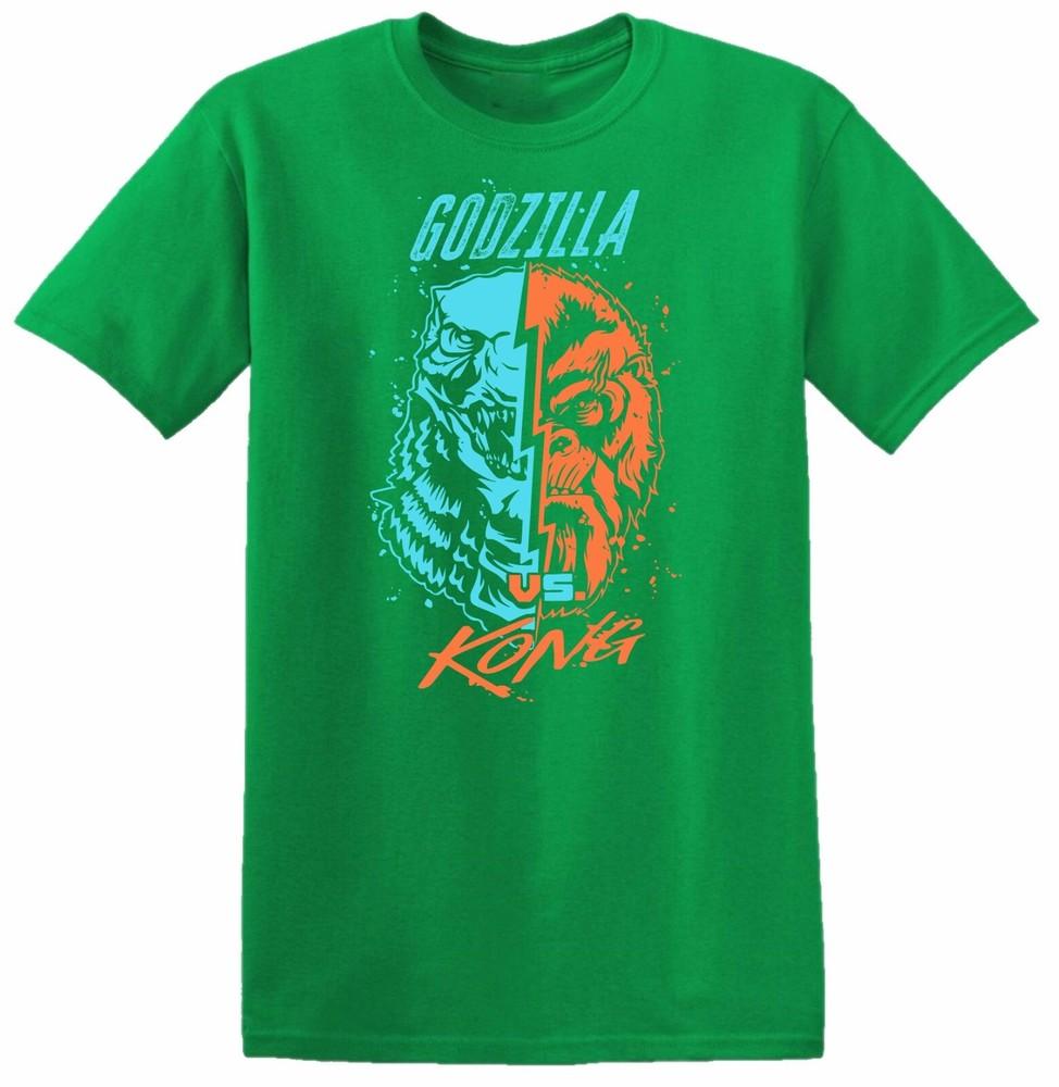 Godzilla Vs King Kong T Shirt Monsters Action Adventure Movie Top Unisex Boys Kids S