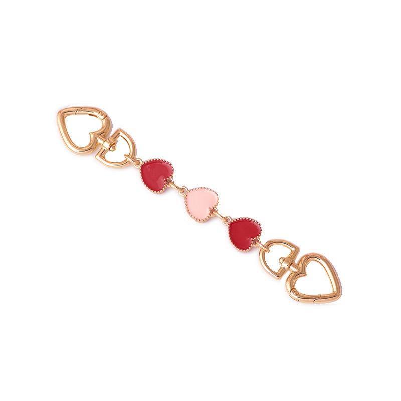 Bag Extension Chain Pearl Metal Accessories Love Buckle With One Shoulder Mahjong Armpit China-Chic Style
