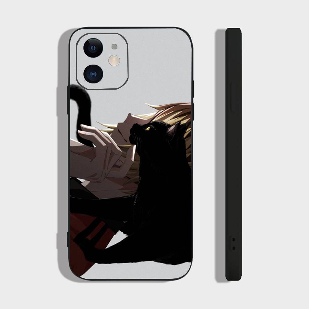Anime H-Haikyuu Nekoma Phone Case For IPhone 17 Air 16 15 14 13 Pro Max 11 12 Black Silicone Cover