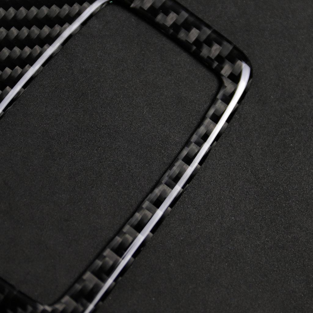 Carbon Fiber Central Console Trim for GLE/GLS 195x197mm Black