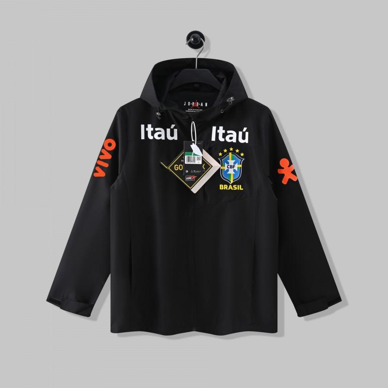 Mens Quick Dry Football Training Jersey Sportswear Brazil Team Polo Shirt Cycling