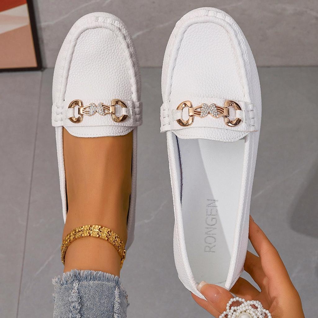Women Loafers New Slip On Mary Jane Shoes Spring Autumn Fashion Shoes Women Round Toe Solid Soft Sole Flat Sneakers Women