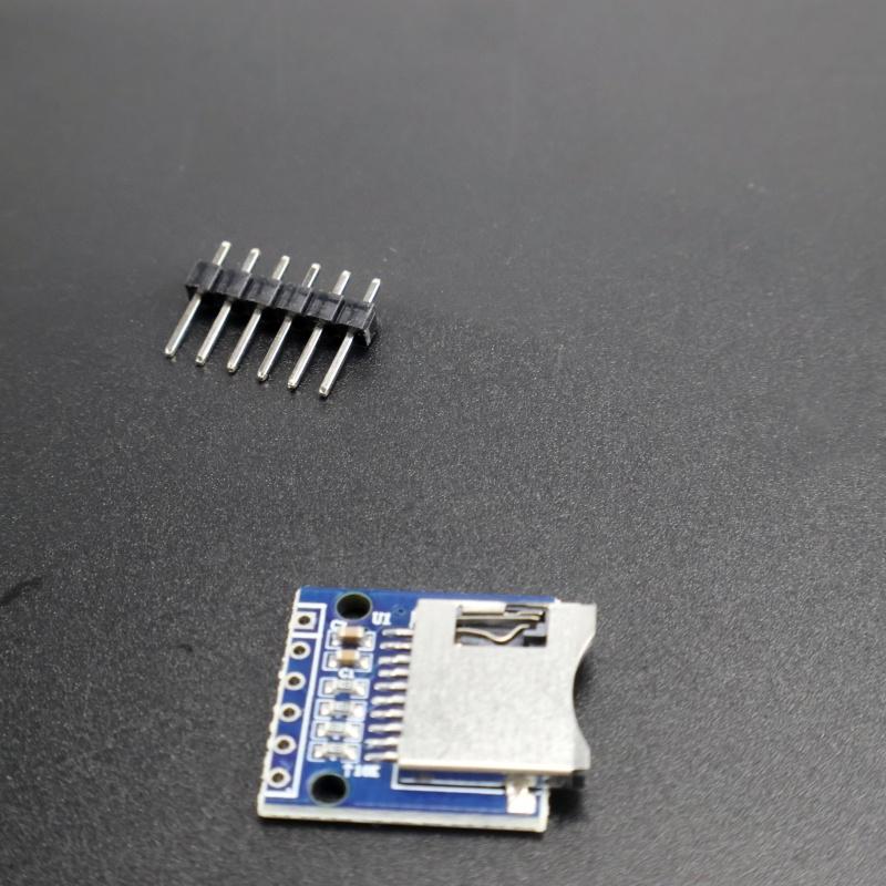 2pcs 3.3V Micro SD Storage Expansion Board, Mini Micro SD TF Card Memory Protection Module with Pins, Suitable for Arduino